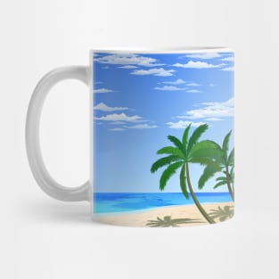 Coconut Trees along the Shore Mug